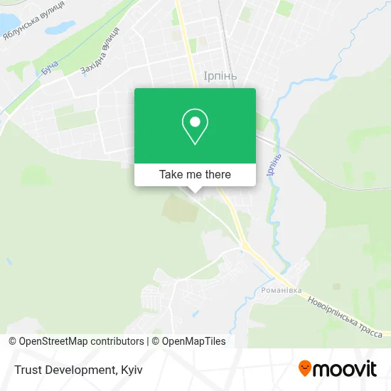 Trust Development map
