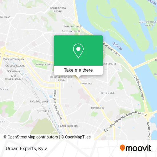 Urban Experts map