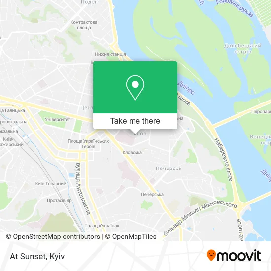At Sunset map