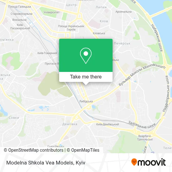 Modelna Shkola Vea Models map