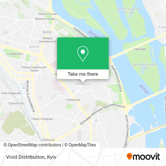 Vivid Distribution map