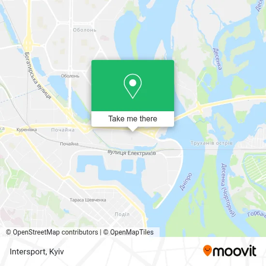 Intersport map