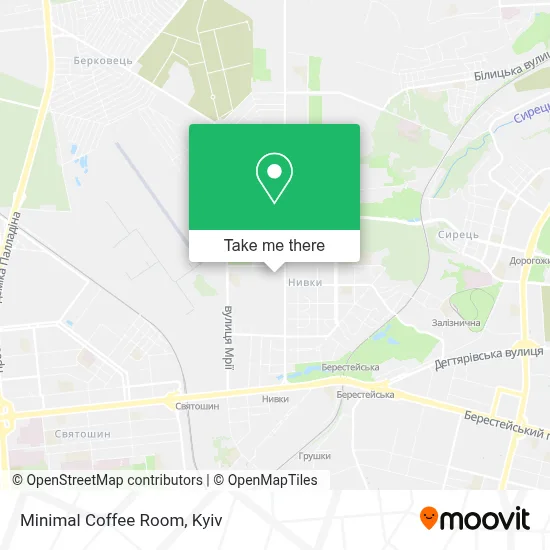Minimal Coffee Room map