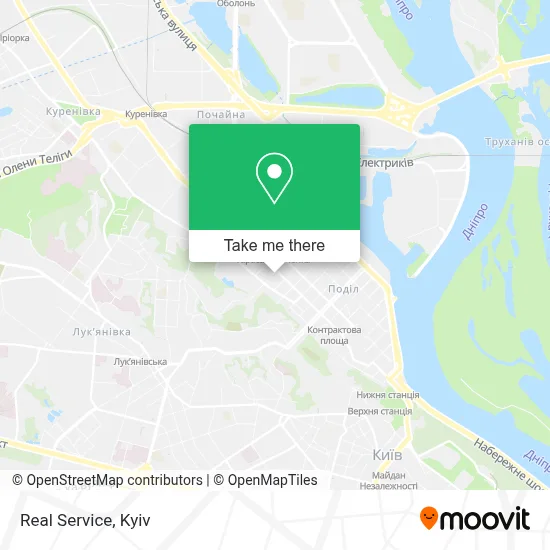 Real Service map