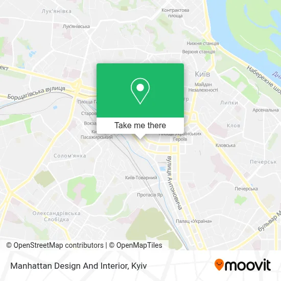 Manhattan Design And Interior map