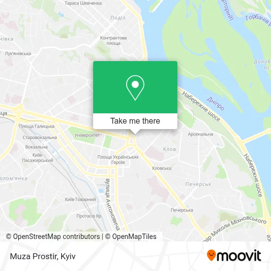 Muza Prostir map