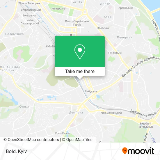 Bold map