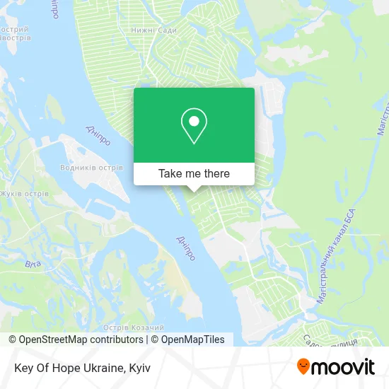 Key Of Hope Ukraine map