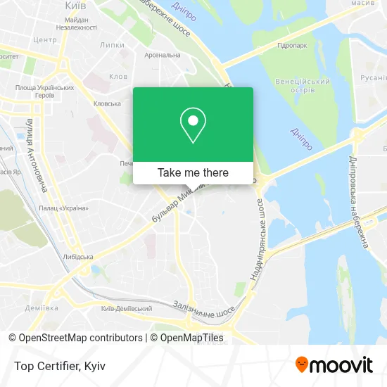 Top Certifier map
