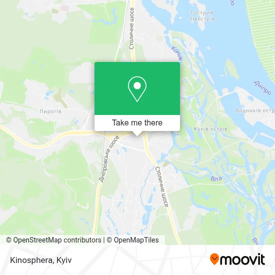 Kinosphera map