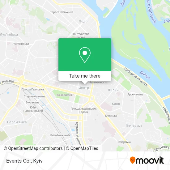 Events Co. map