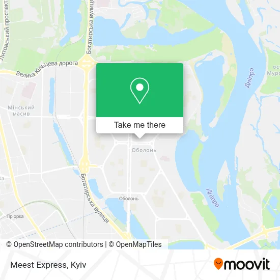 Meest Express map