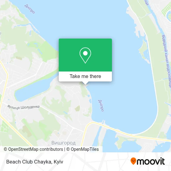 Beach Club Chayka map