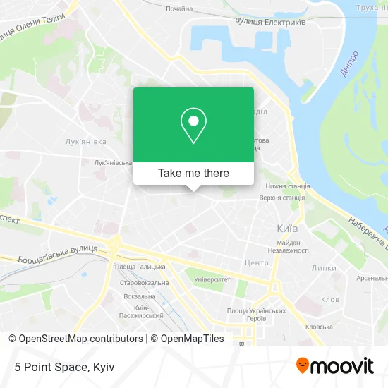 5 Point Space map
