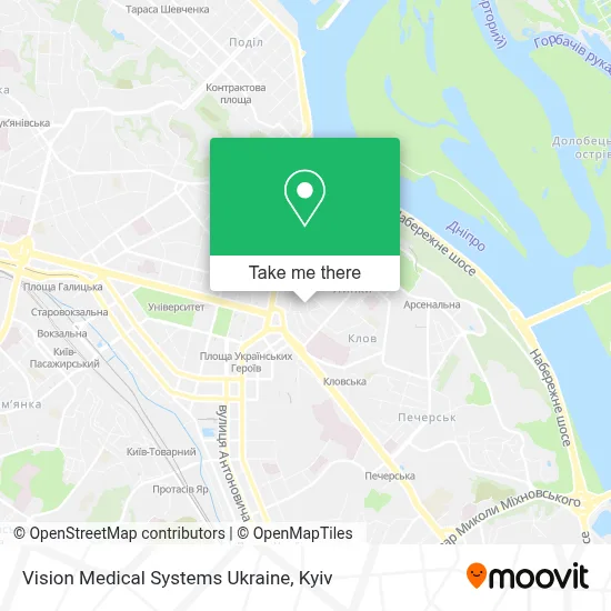 Vision Medical Systems Ukraine map