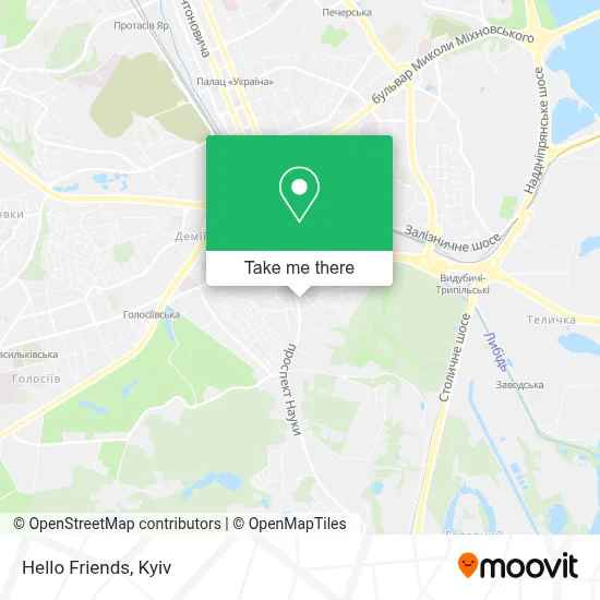 Hello Friends map
