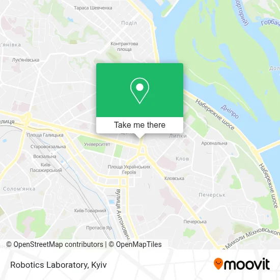 Robotics Laboratory map