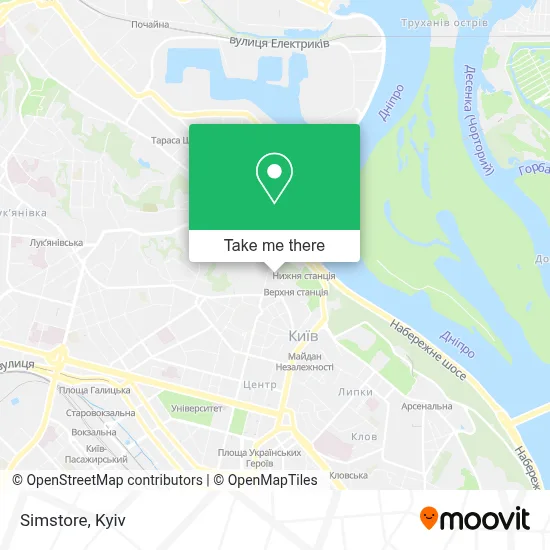 Simstore map