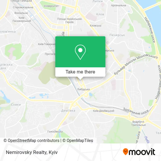 Nemirovsky Realty map