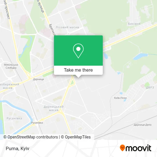 Puma map