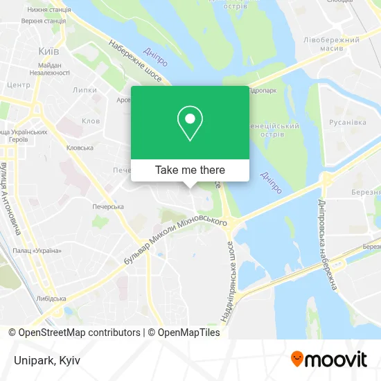 Unipark map