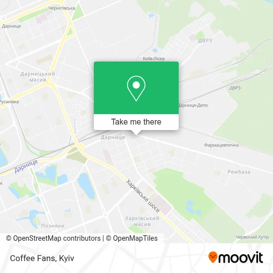 Coffee Fans map