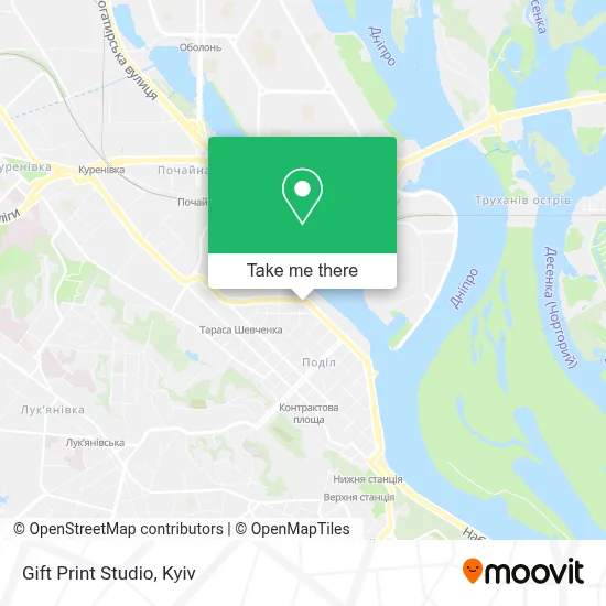 Gift Print Studio map