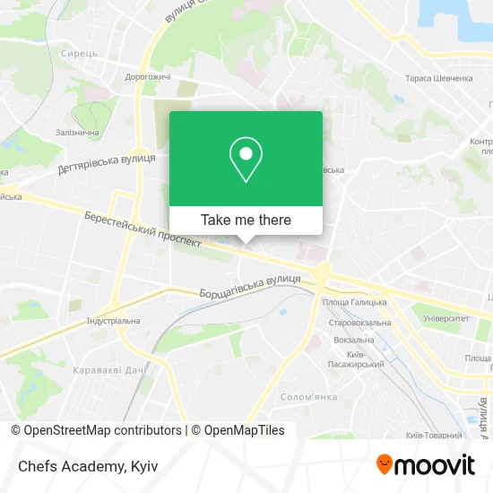 Chefs Academy map