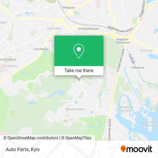 Auto Parts map