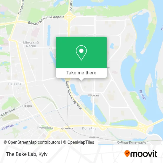 The Bake Lab map