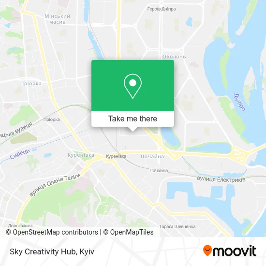 Sky Creativity Hub map