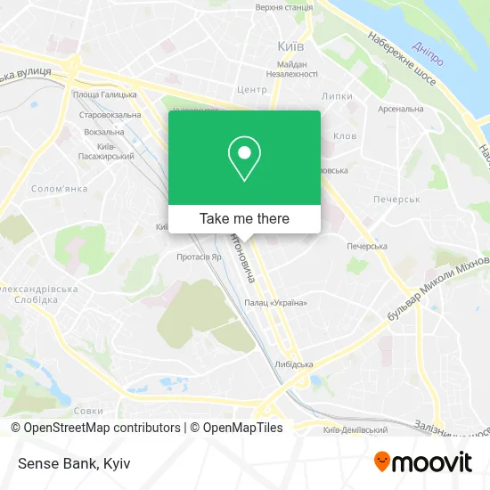 Sense Bank map