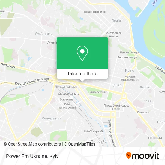 Power Fm Ukraine map