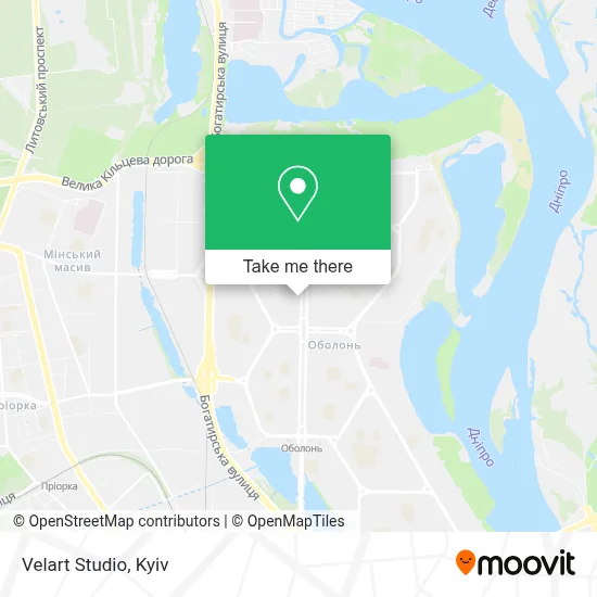 Velart Studio map
