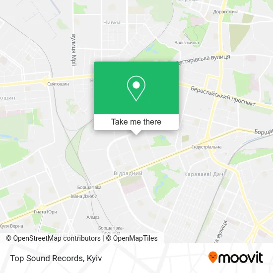 Top Sound Records map