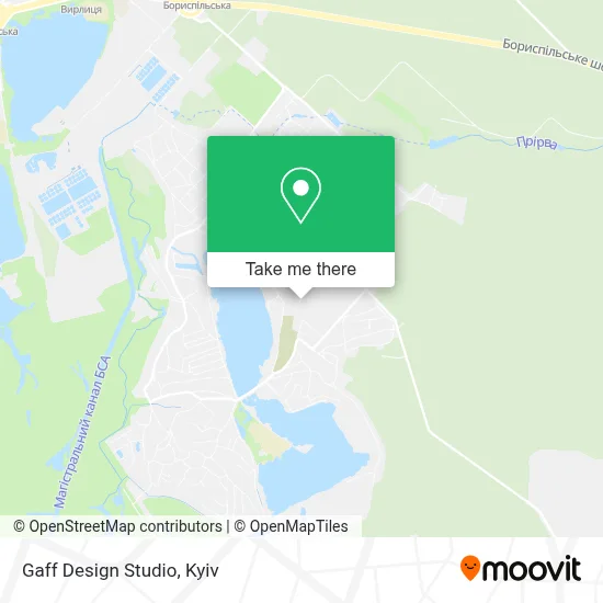 Gaff Design Studio map