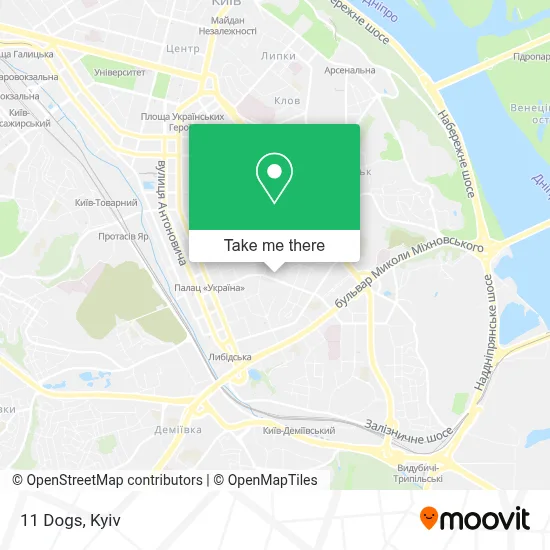 11 Dogs map