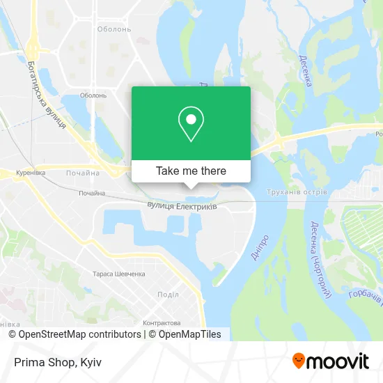 Prima Shop map