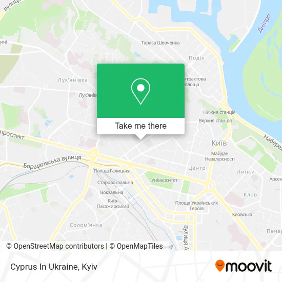 Cyprus In Ukraine map