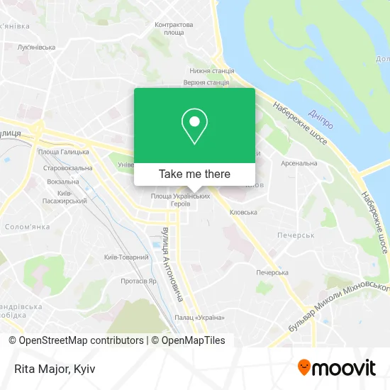 Rita Major map
