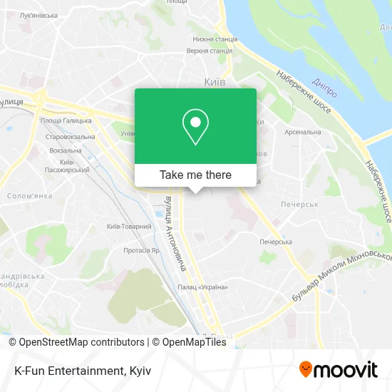 K-Fun Entertainment map