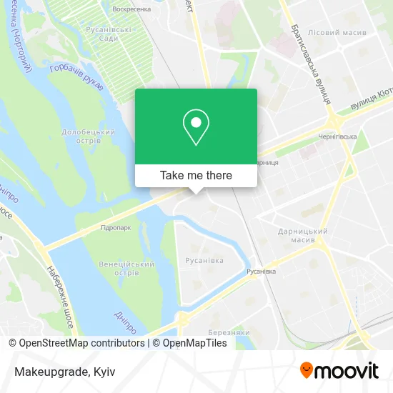 Makeupgrade map