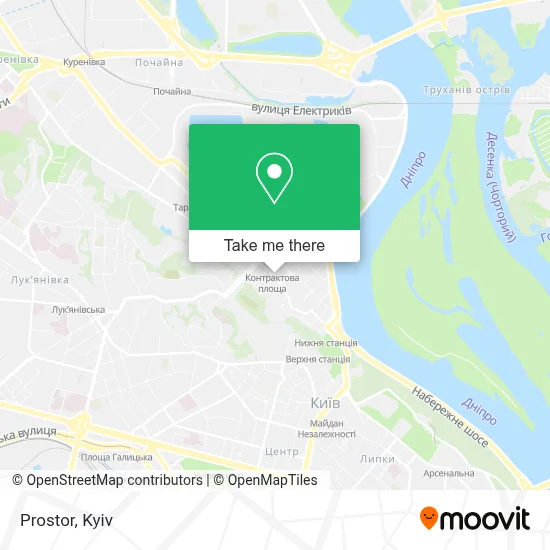 Prostor map