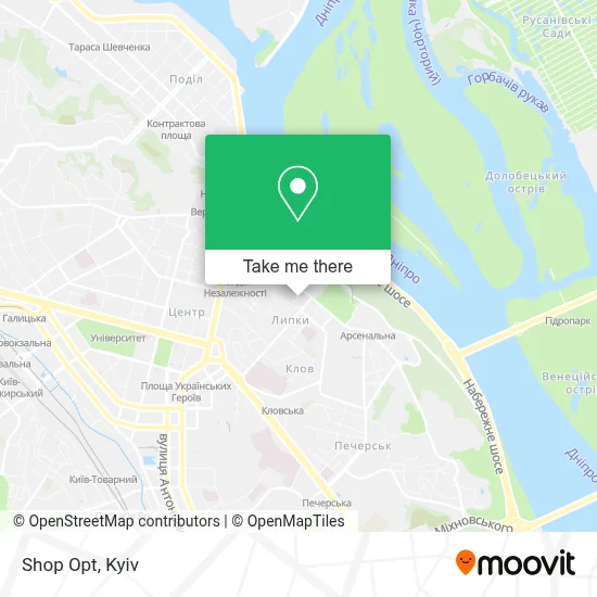Shop Opt map