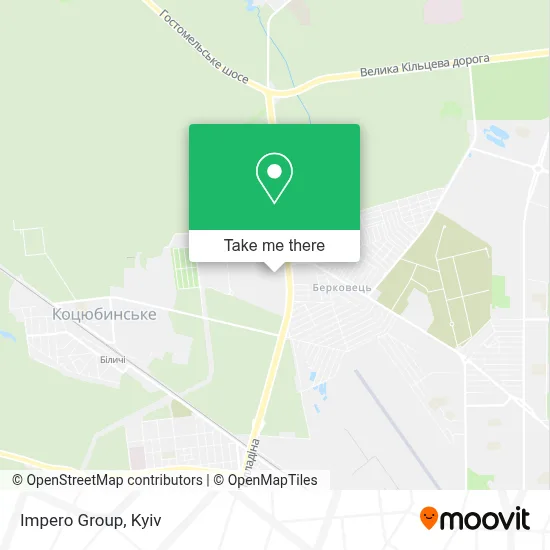 Impero Group map