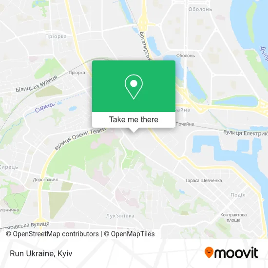 Run Ukraine map