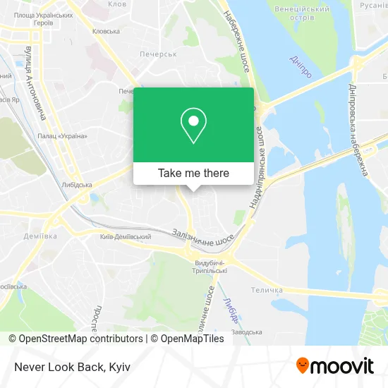 Never Look Back map