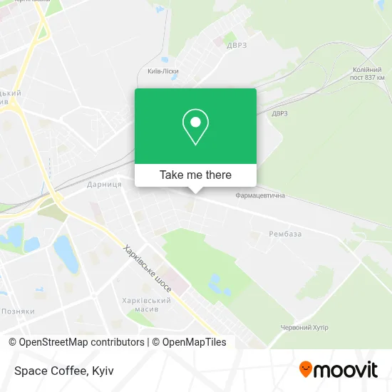 Space Coffee map