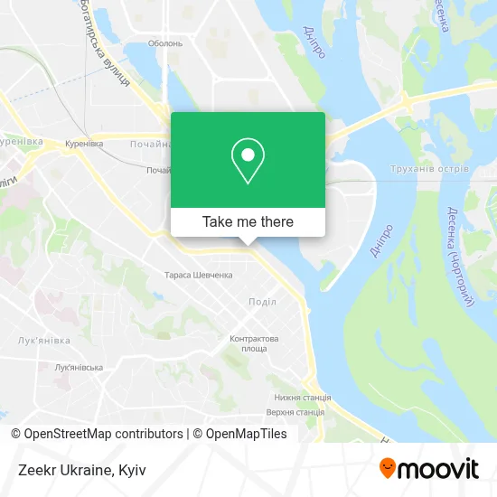Zeekr Ukraine map