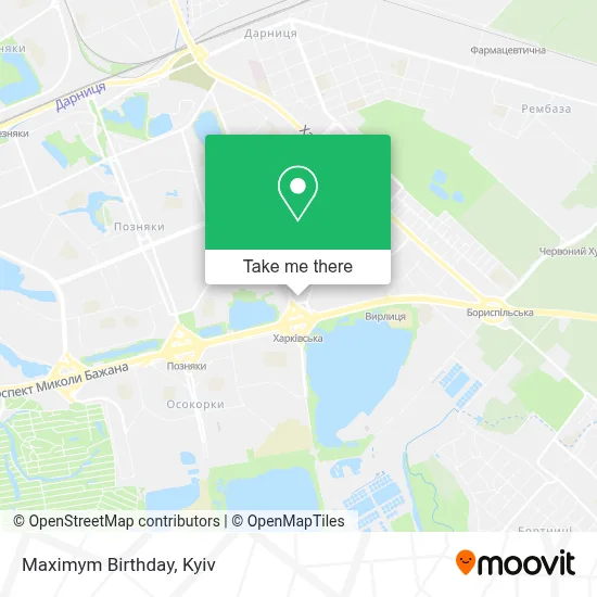Maximym Birthday map